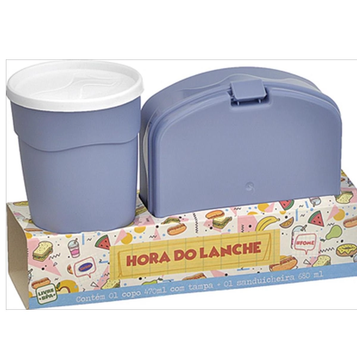 Kit Sanduicheira e copo 470ml