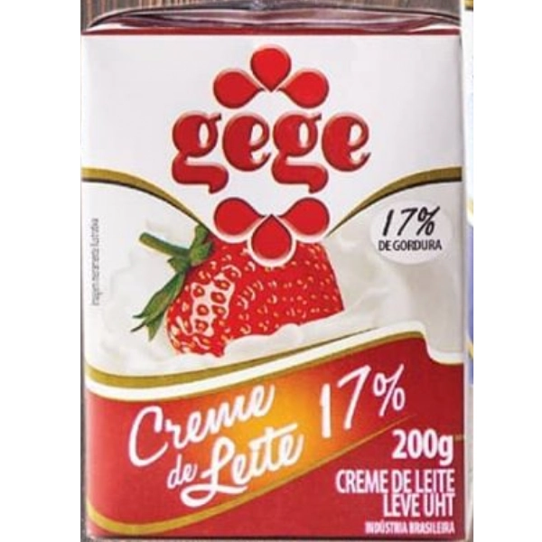Creme De Leite Gege 17 Gord Tp 200gr