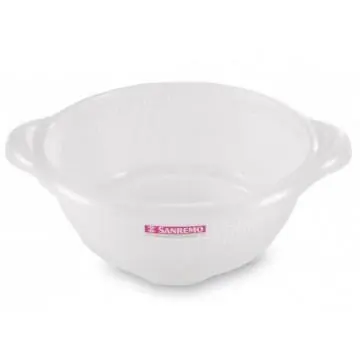Escorredor de Arroz Plástico Sanremo Cristal 350 Branco