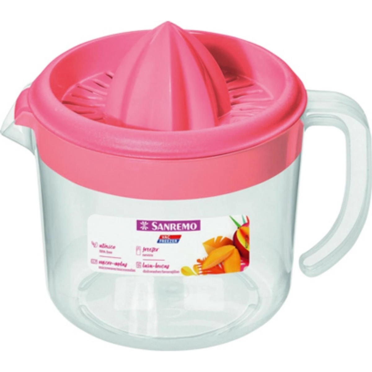Espremedor de Frutas Plástico Sanremo