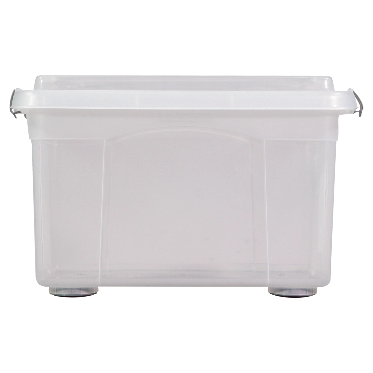 Caixa Organizadora Transparente Com Tampa 16,7l Sanremo Top Stock 400mm X 270mm X 230mm