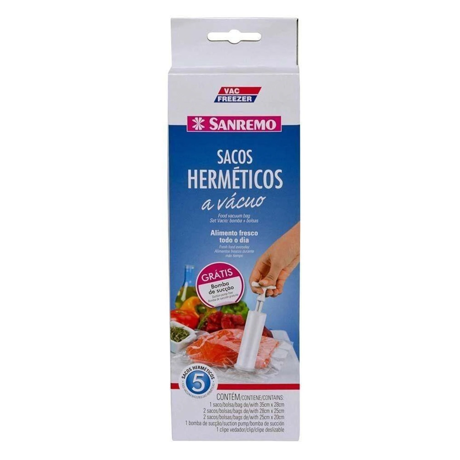 Saco Hermético A Vácuo Sanremo