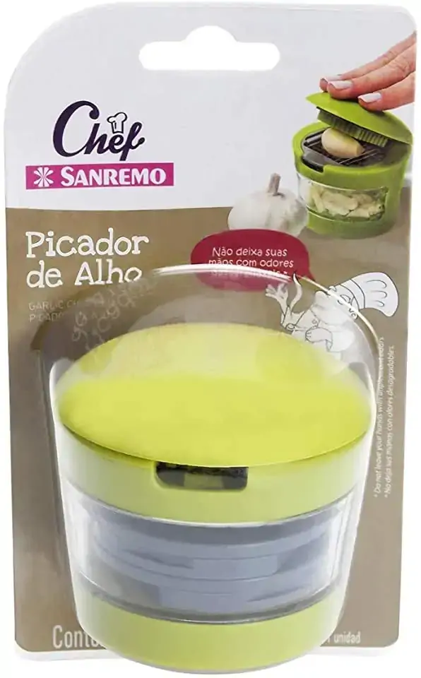 Triturador Alho Inox Sanremo