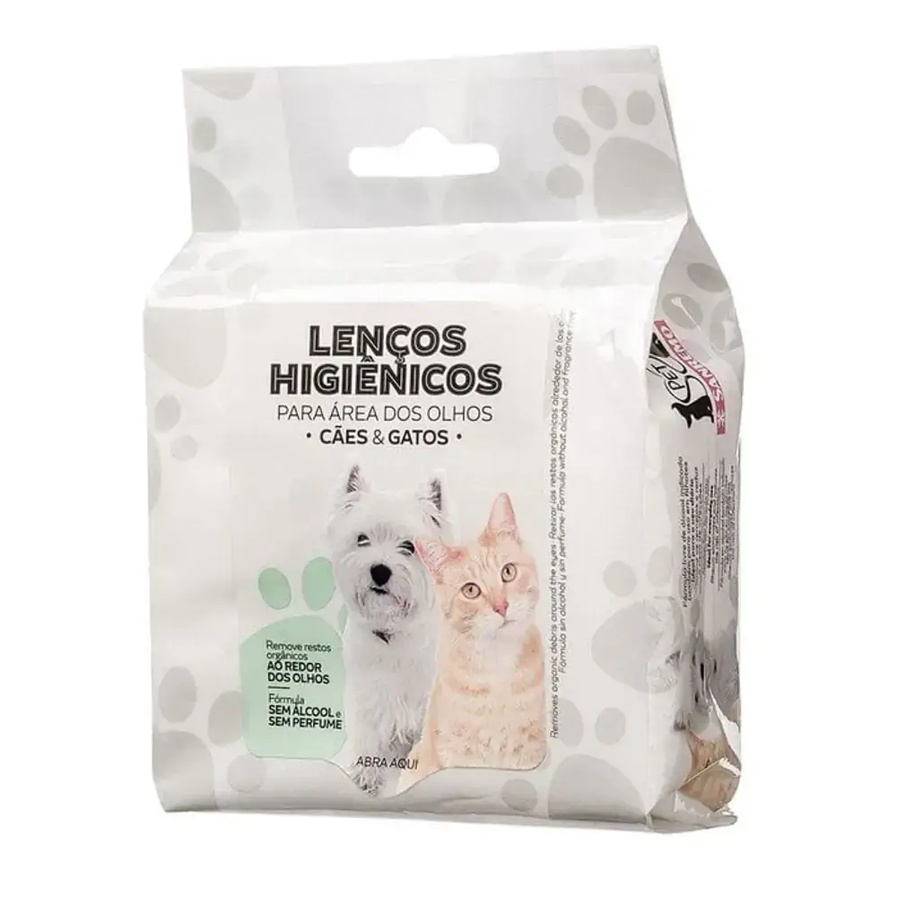 Lenco Hig.p/area Dos Olhos Caes E Gatos