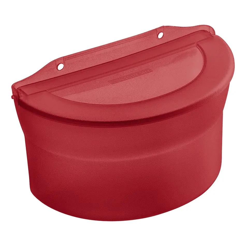 Saleiro Plástico Sanremo Vermelho 885Ml