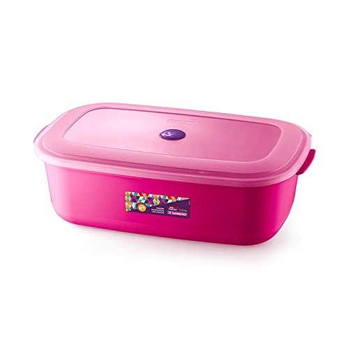 Pote Plastico Sanremo Retang Rosa