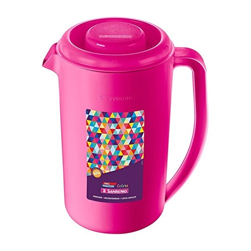 Jarra Plastica P/agua Sanremo Rosa 2l