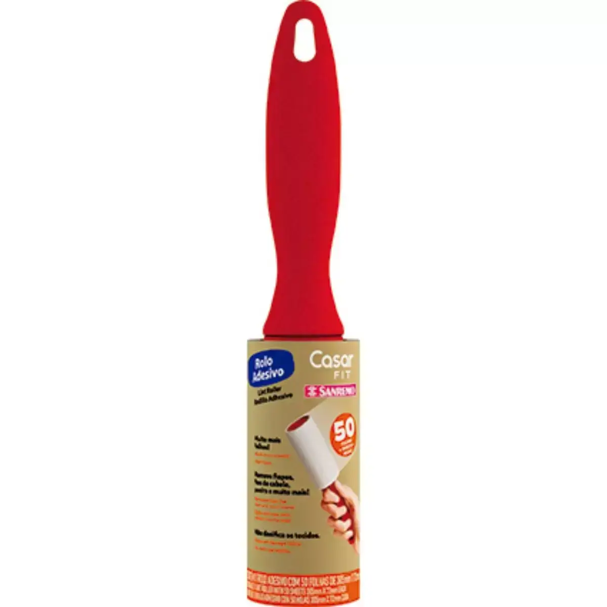 Rolo Adesivo para Pelos 50 Folhas Casar Fit SANREMO