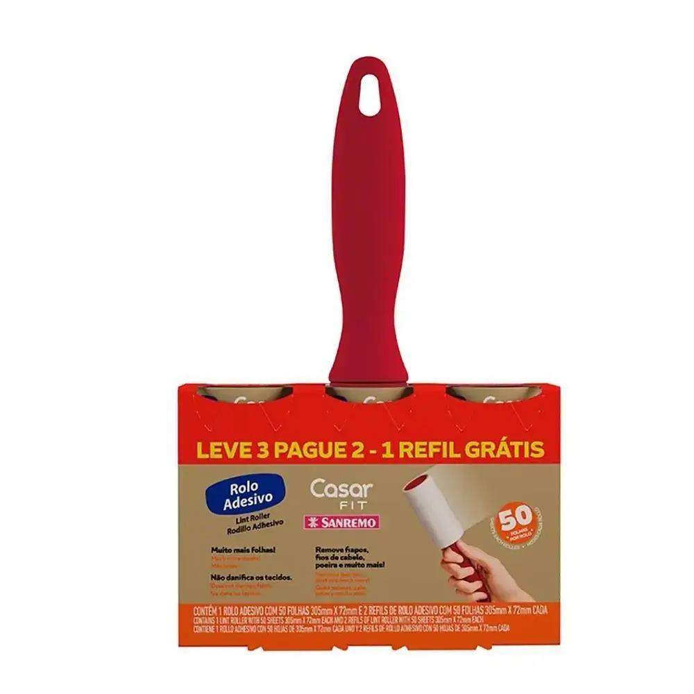 Rolo Adesivo Sanremo Leve 3 Pague 2 50 folhas