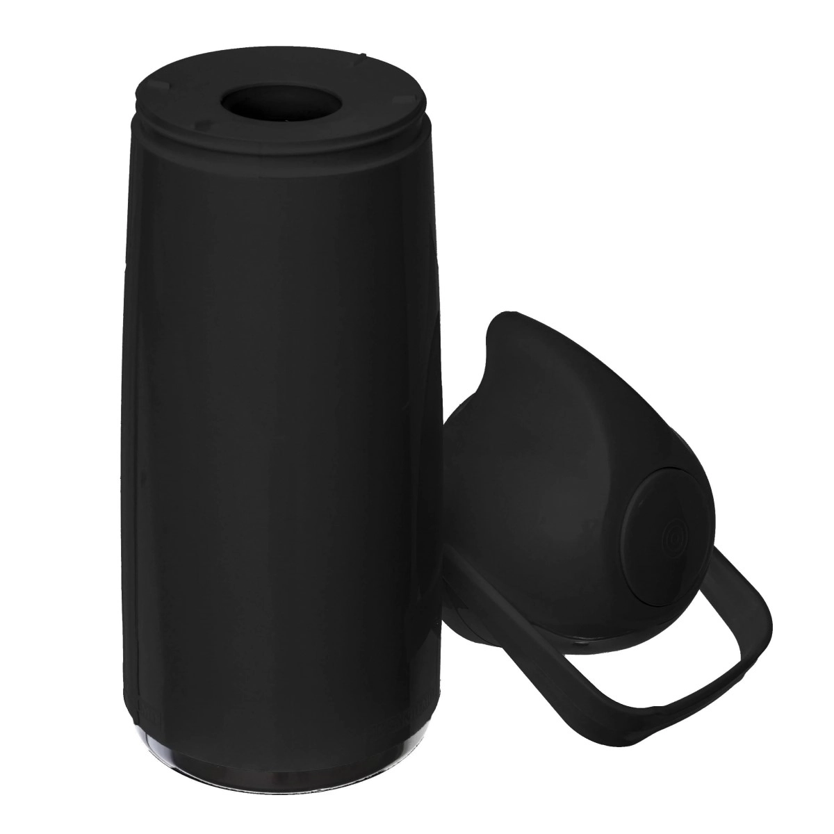 Garrafa Térmica 1l Preta Sanremo Pressão Super Jato Expressar 6h Quente