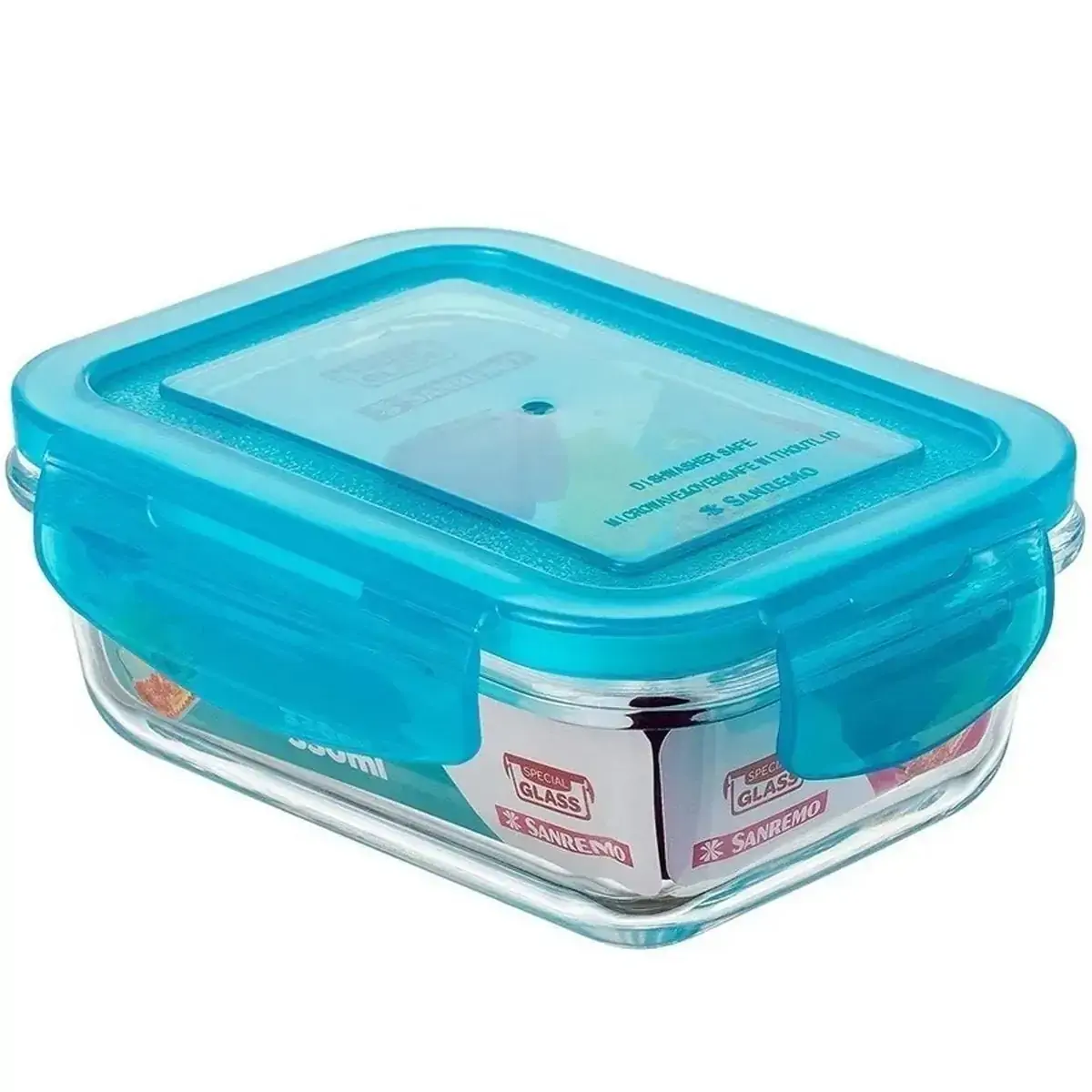 Pote Vidro Sanremo 330ml C/tampa Verde