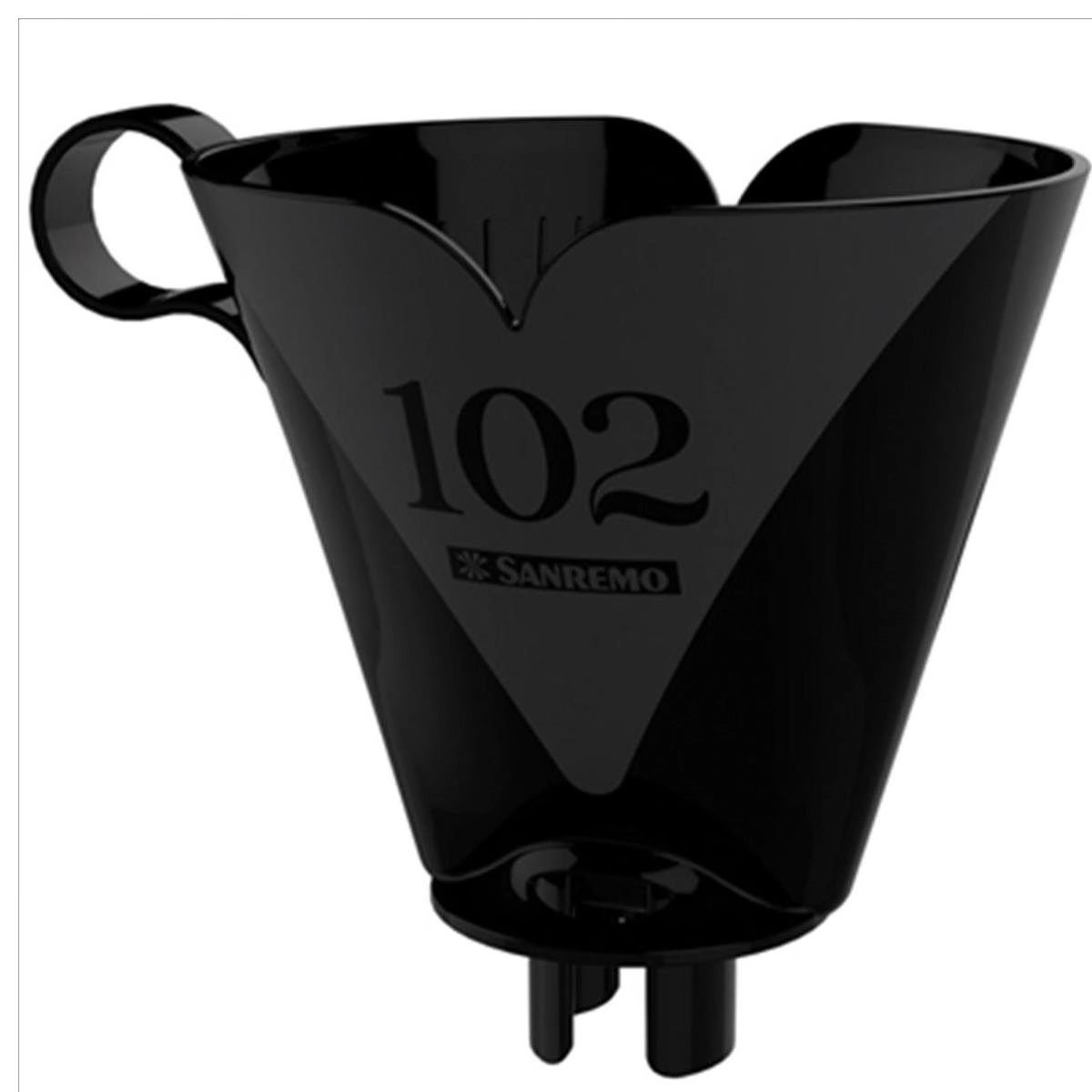 SUPORTE P FILTRO DE CAFE 102 PRETO