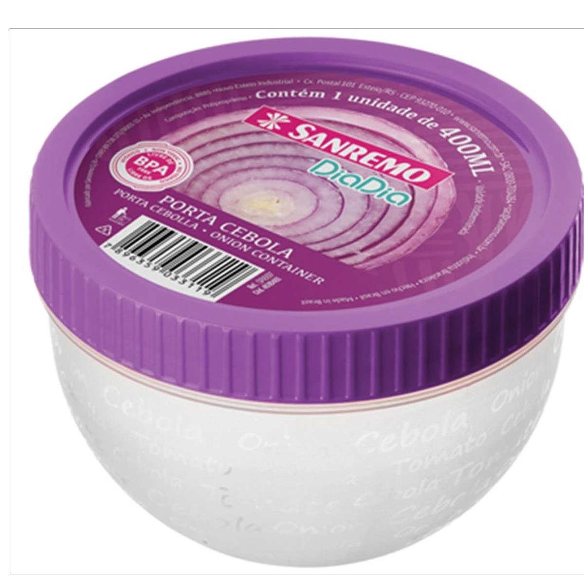 POTE CEBOLA PLASTICO