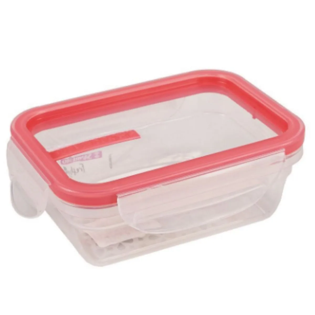 Pote de Plástico com Travas Sanremo Freshy 330ML Coral