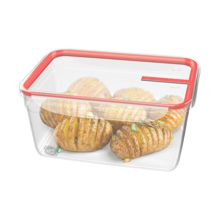 Pote Com Travas Plast Sanremo 2,5l Vermelh