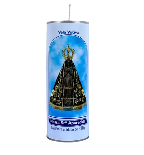 Vela Votiva 310g Nossa Sra Aparecida