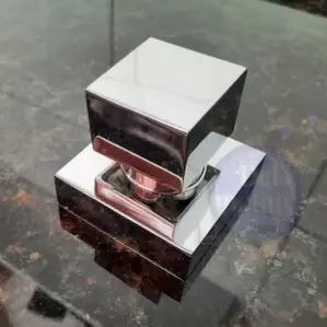 Acabamento Registro Quadrado Metal Encaixe Padrão Deca Canopla Ajustável 1/2 E 3/4 Convencional