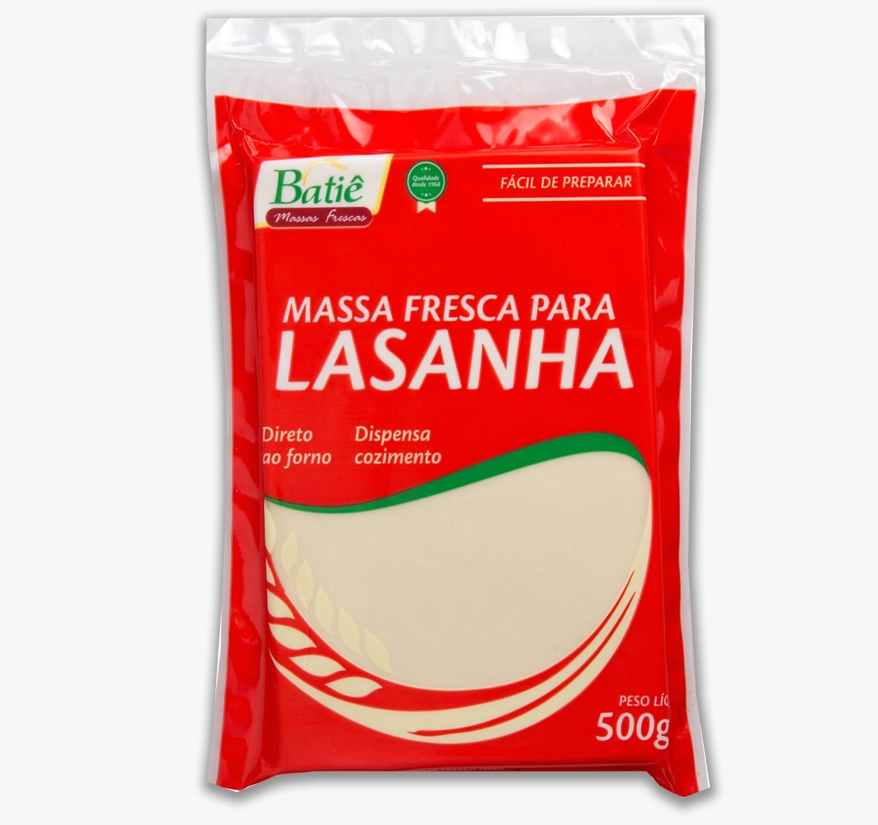 Massa P/lazanha Batie Cozida