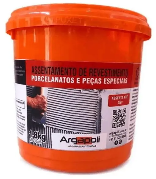 Argamassa Pronta Para Cerâmica E Porcelanato (1,8kg)