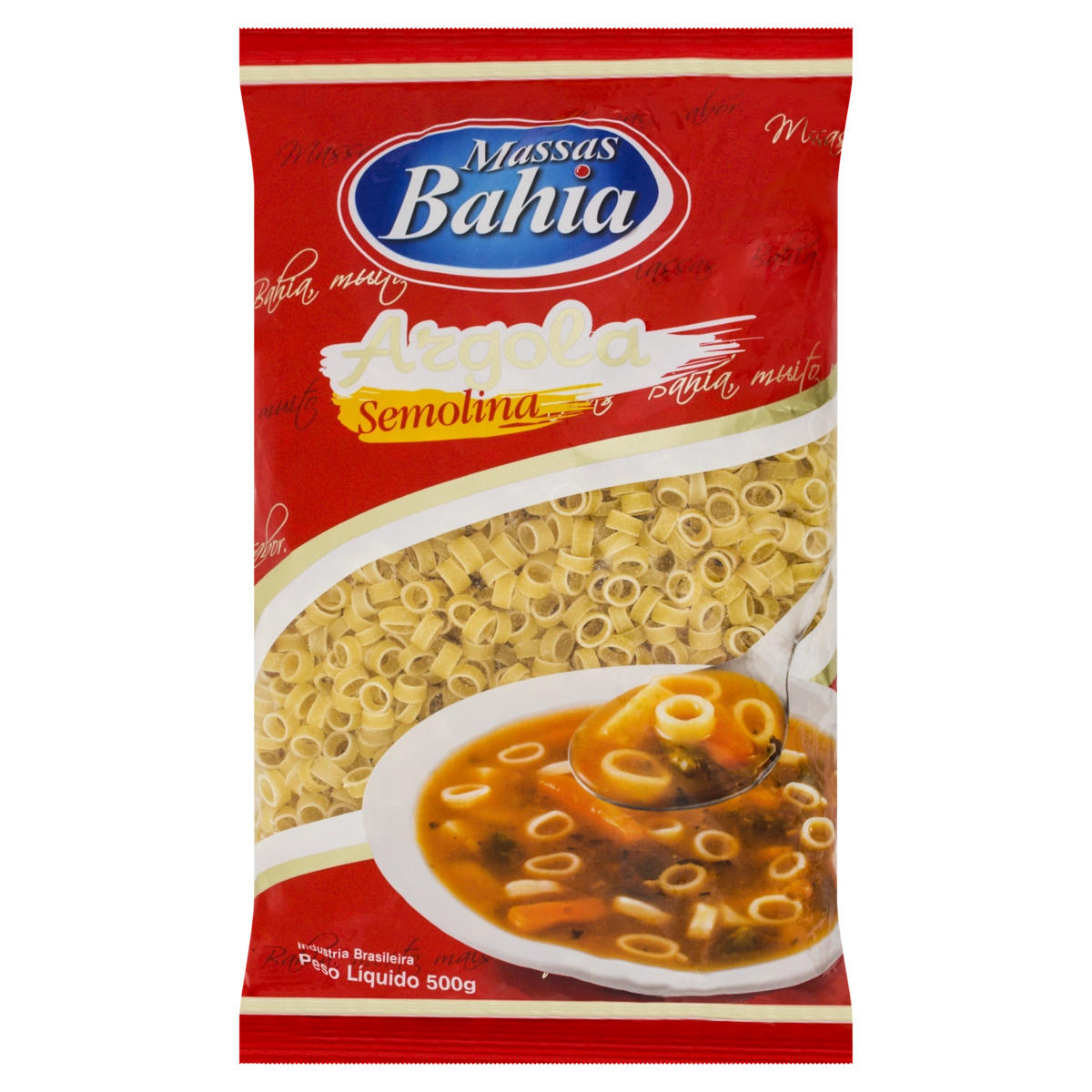 Macarrão De Sêmola Argola Massas Bahia Pacote 500g