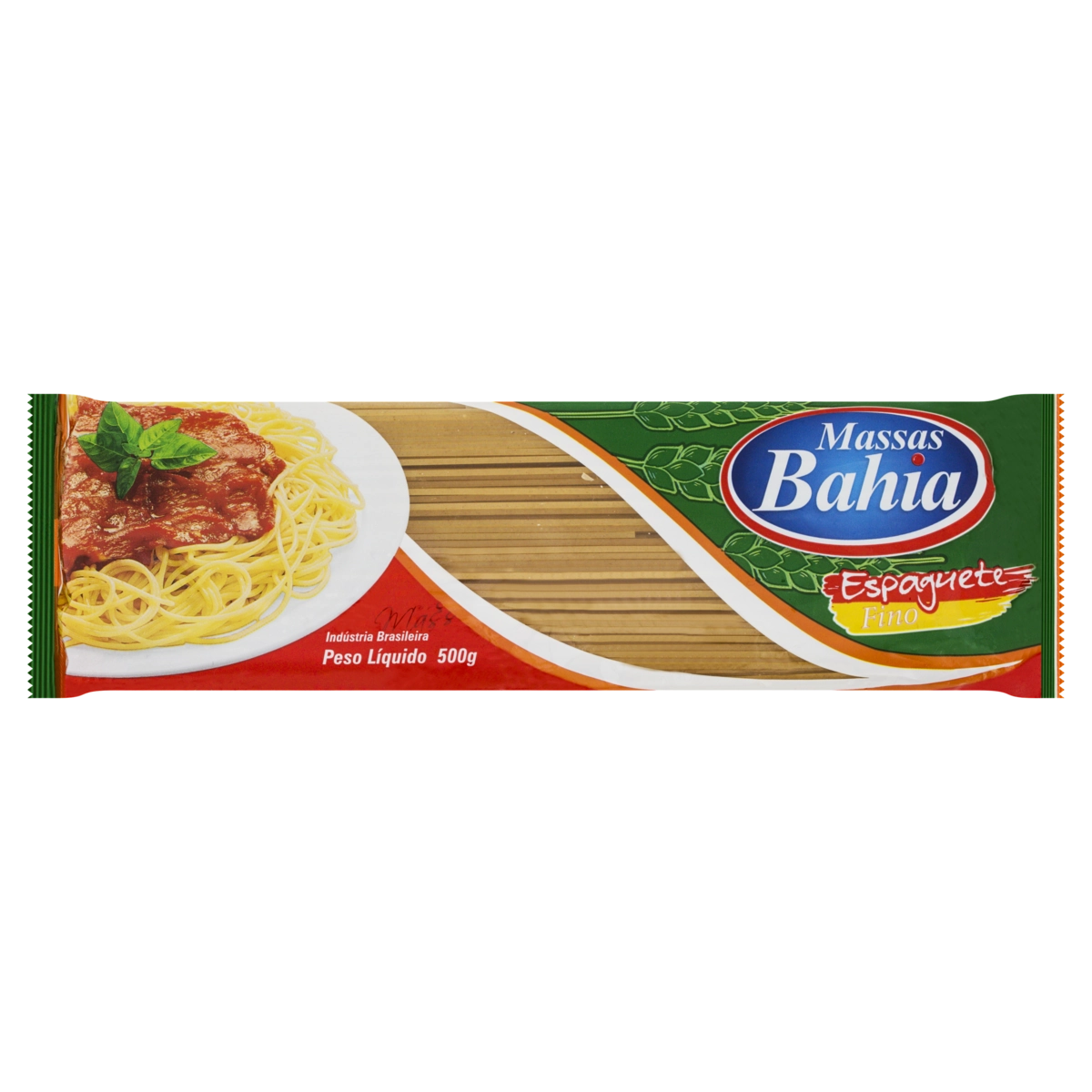 Macarrão De Sêmola Espaguete Fino Massas Bahia Pacote 500g