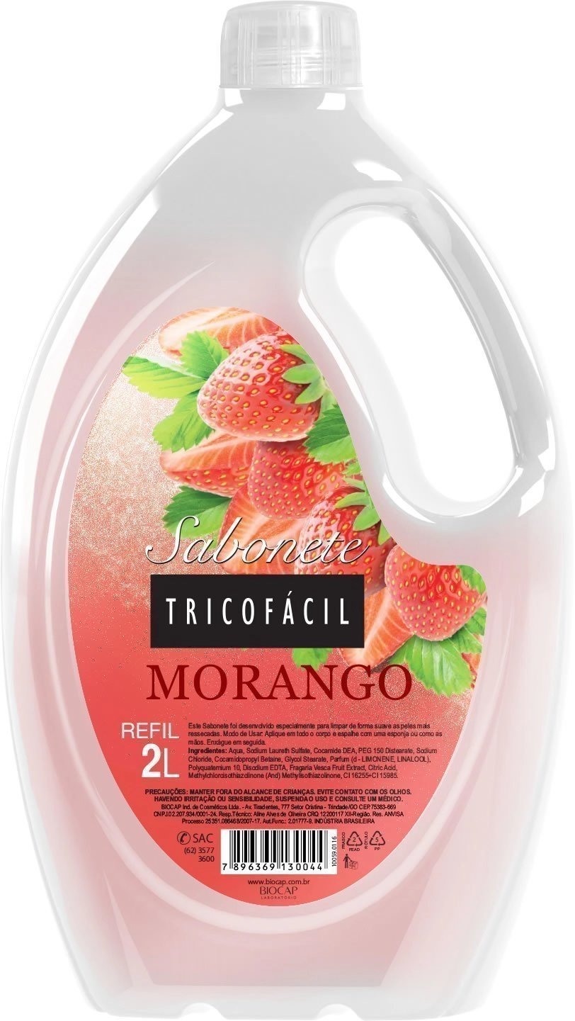 Sabonete Líquido Tricofacil Morango