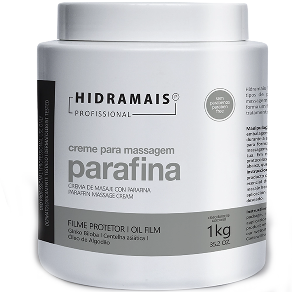 Creme Hidramais Mass.parafina 1kg