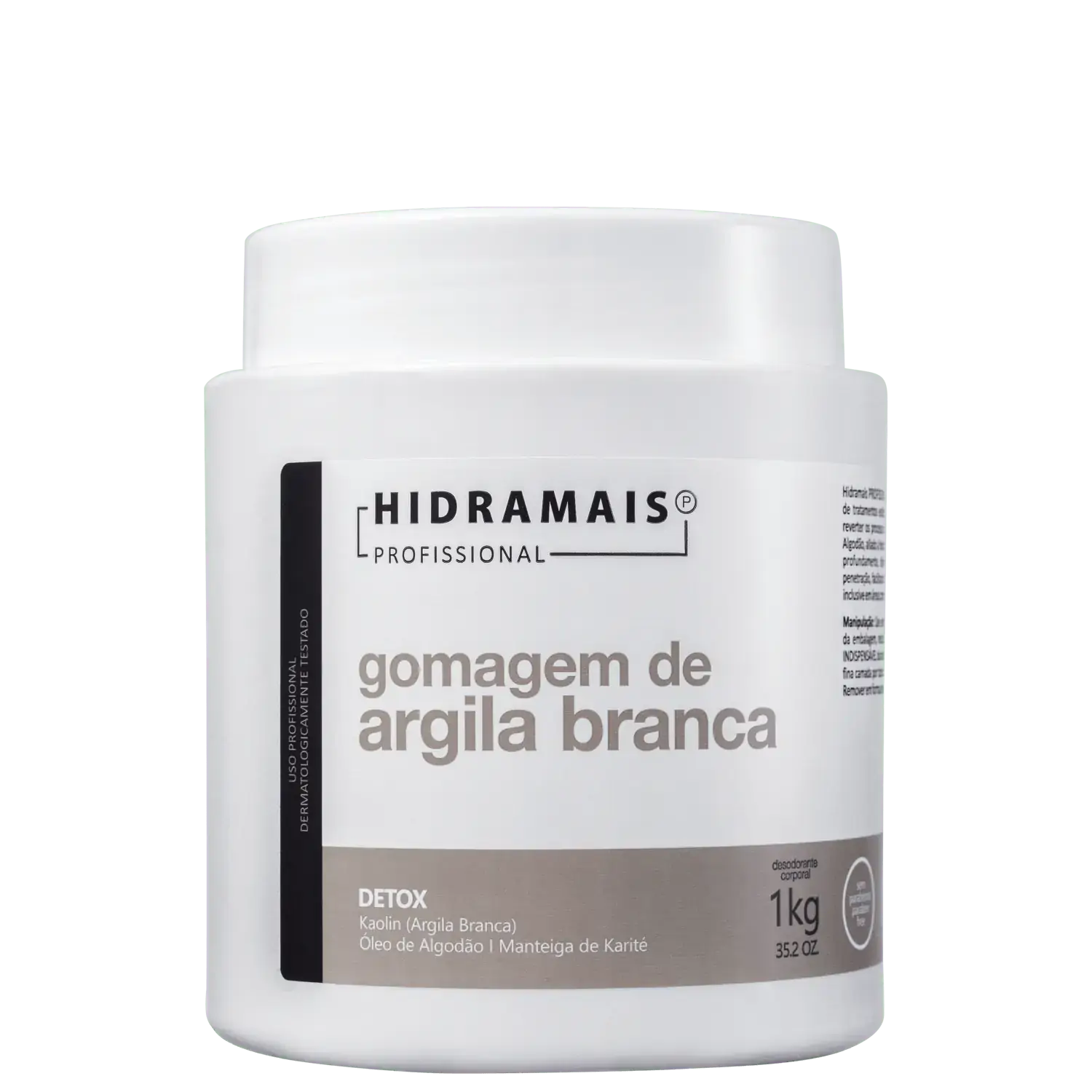 Creme P/massagem Hidramais Desintoxicação Profunda 1kg