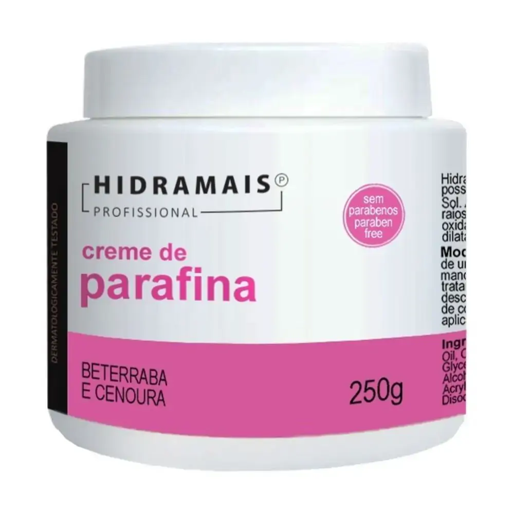 Cr De Parafina Hidramais 250g Beterraba/cenoura