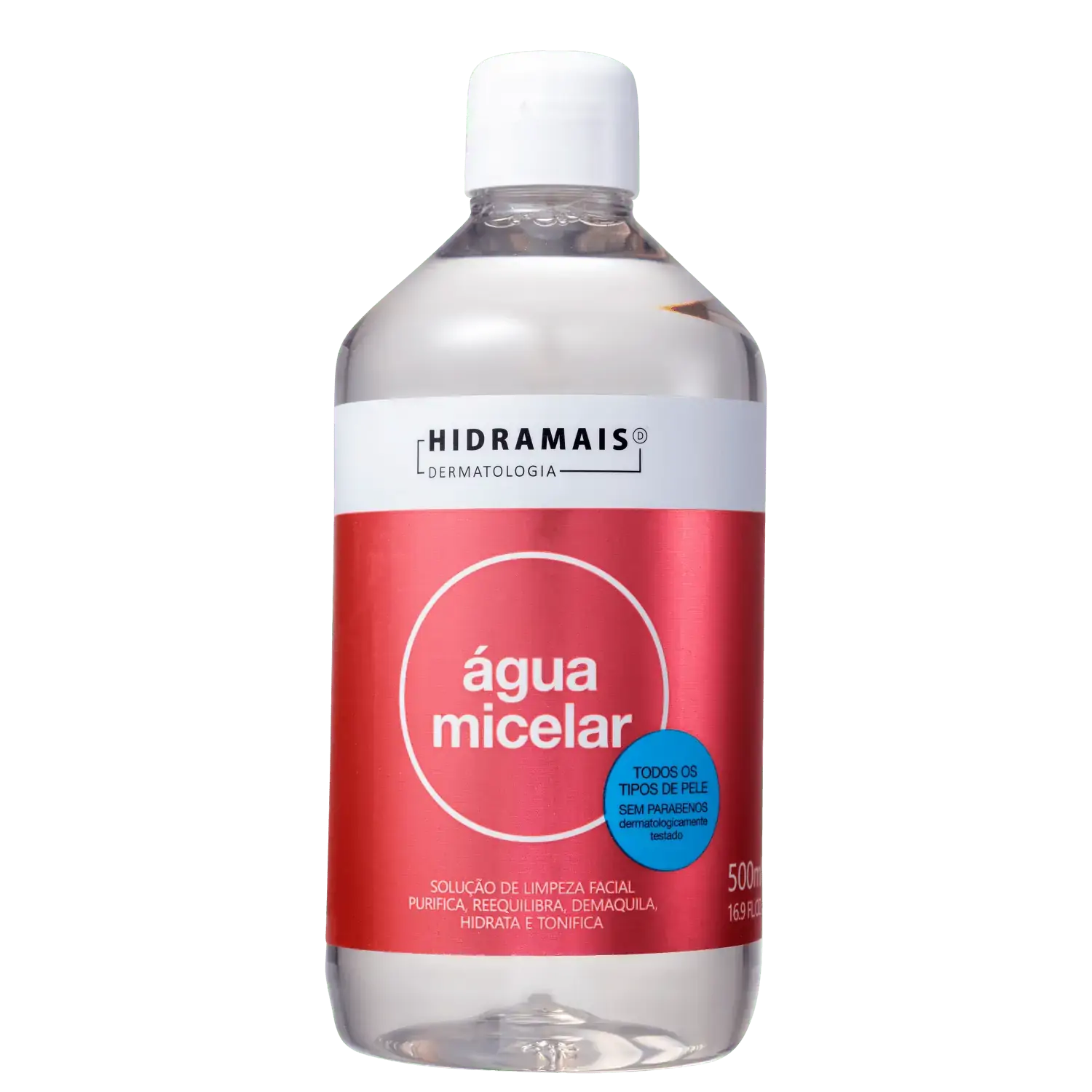 Agua Micelar Hidramais Para Todos Os Tipos De Pele 500ml