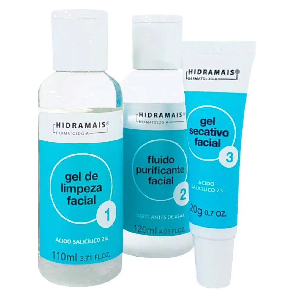 Kit Tratamento Anti Acne 2x120ml 20g