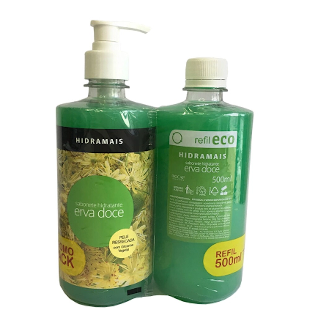 Sab Liq Hidramais 500ml Sab Liq 500ml Erva Doce