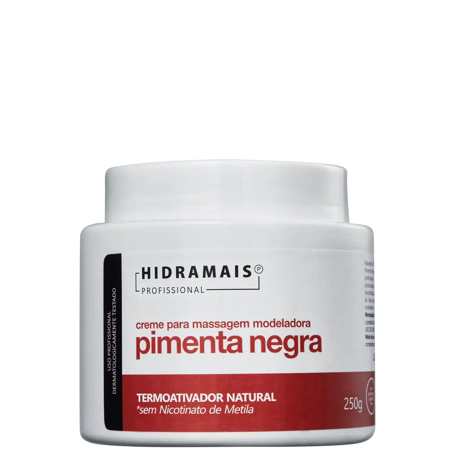 Cr Massagem Hidramais 250g Pimenta Negra