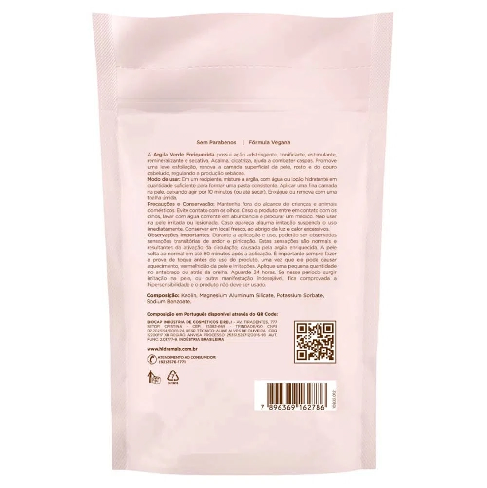 Creme De Massagem Hidramais 150g Verde Enriquecida