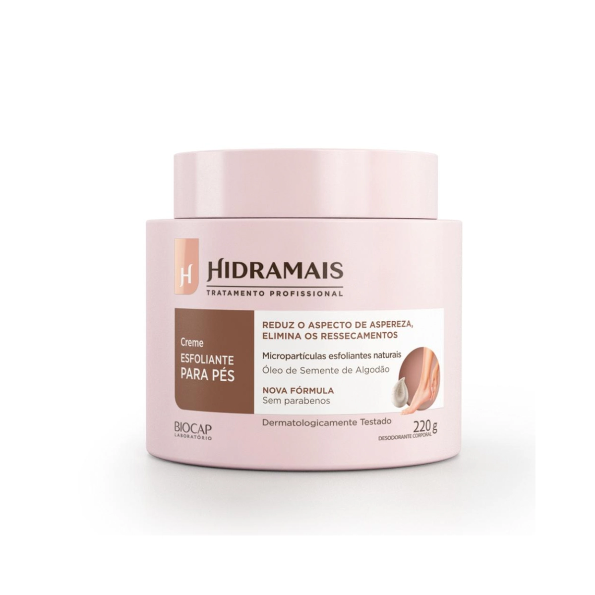 Cr Des P/pes Hidramais 220g Esfoliante
