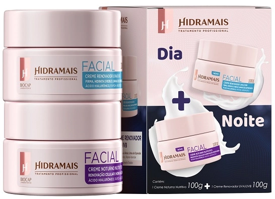 Kit Creme Facial 2x100g Dia E Noite