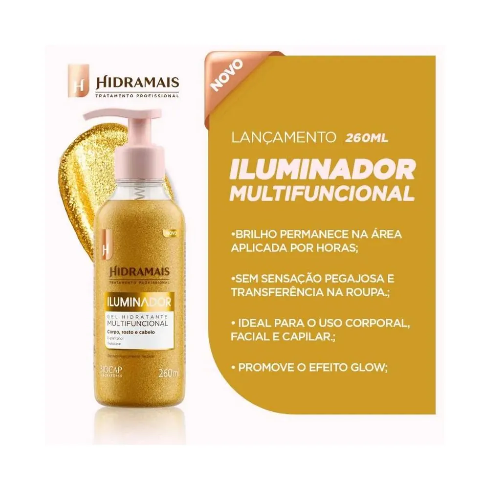 Iluminador 260ml Multifuncional Hidramais