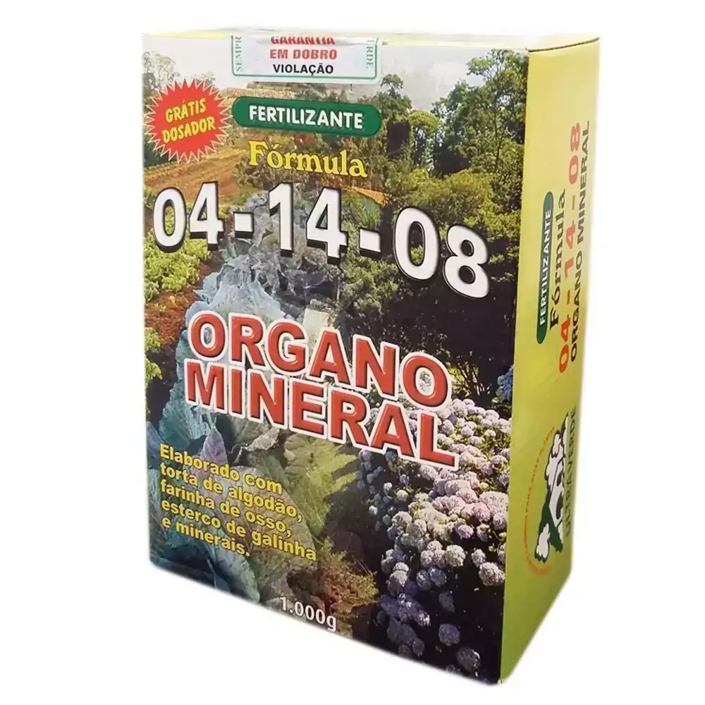Fertilizante Organo Mineral 4-14-8 1.000gr Ultraverde