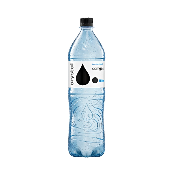 água Mineral Com Gás Garrafa Crystal 15l