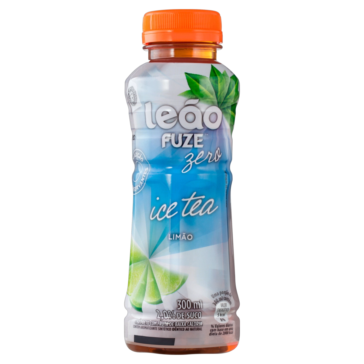 Chá Preto Limão Leão Fuze Zero Garrafa 300ml
