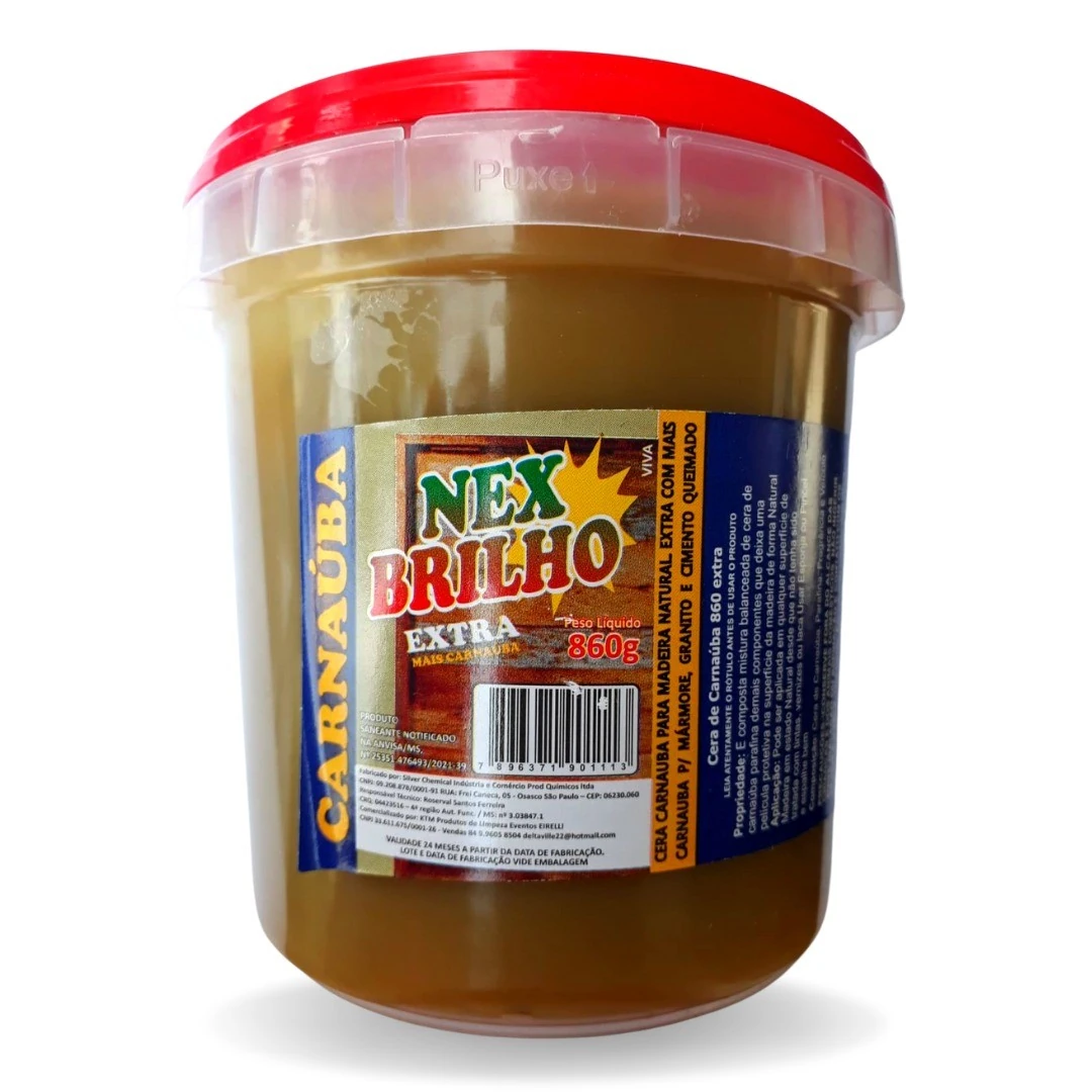 Cera Carnauba 860g Extra Nex Brilho
