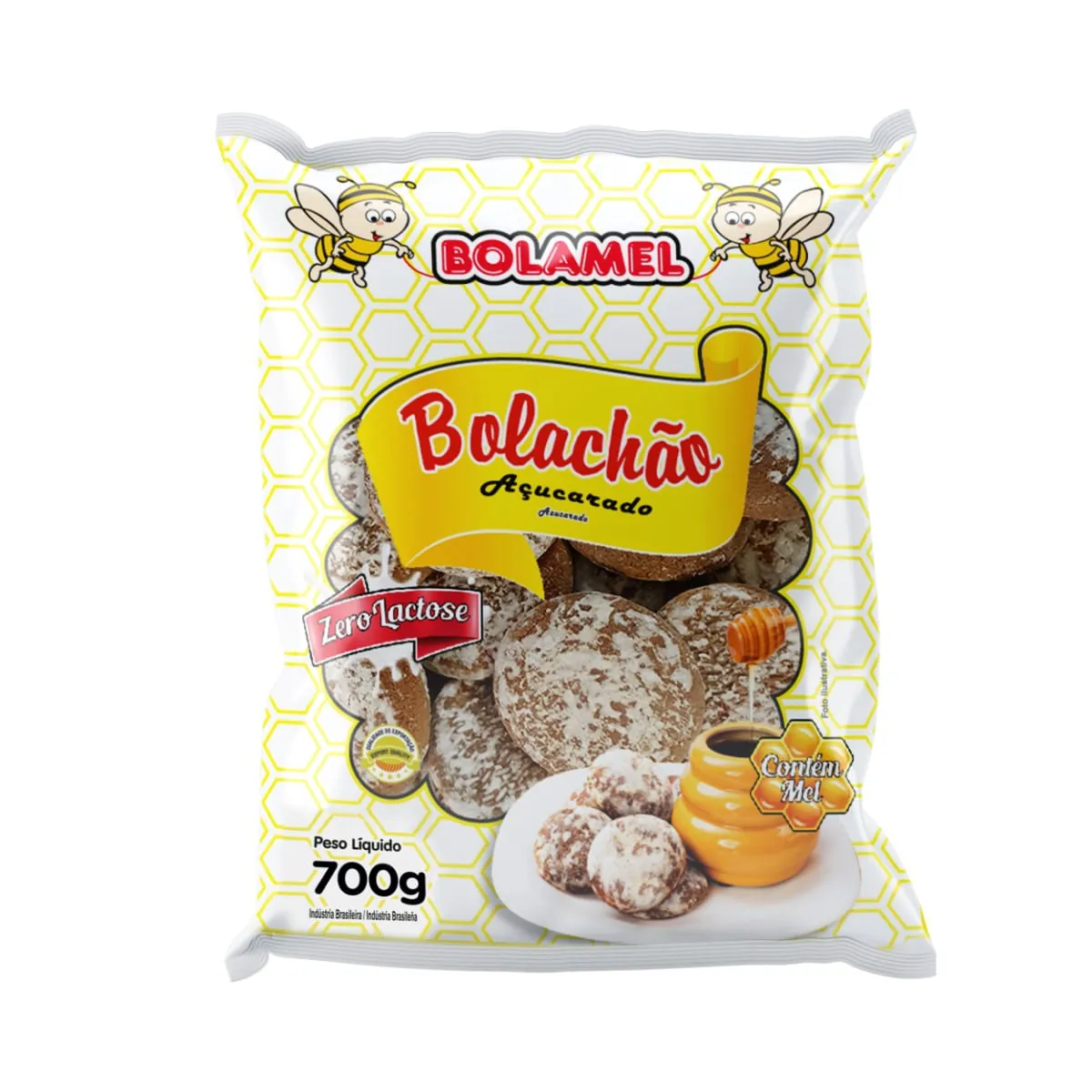 Pao De Mel Bolamel Bolachao 800gr