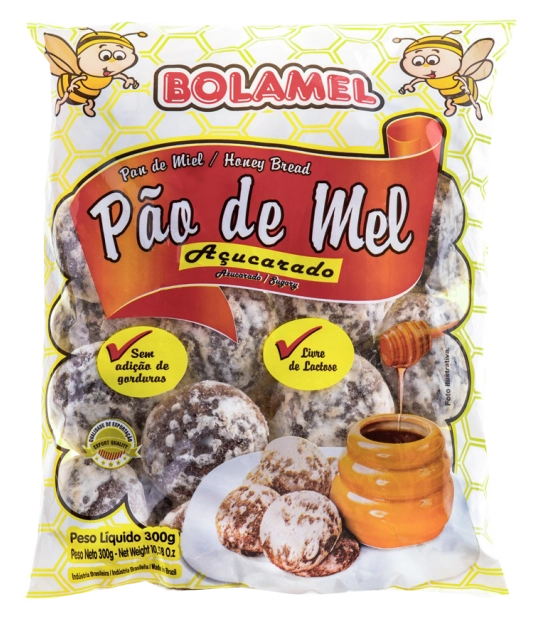 Bisc Bolamel Pao De Mel 240g Acucarado