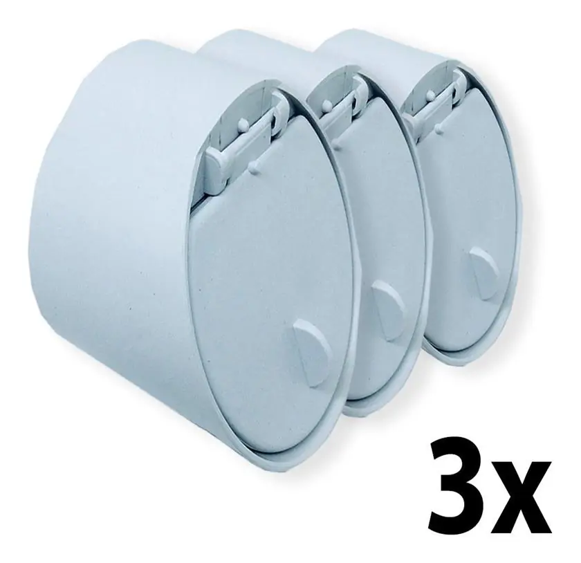 Kit 3 Válvula De Retenção Anti-rato Para Canos Pvc 4
