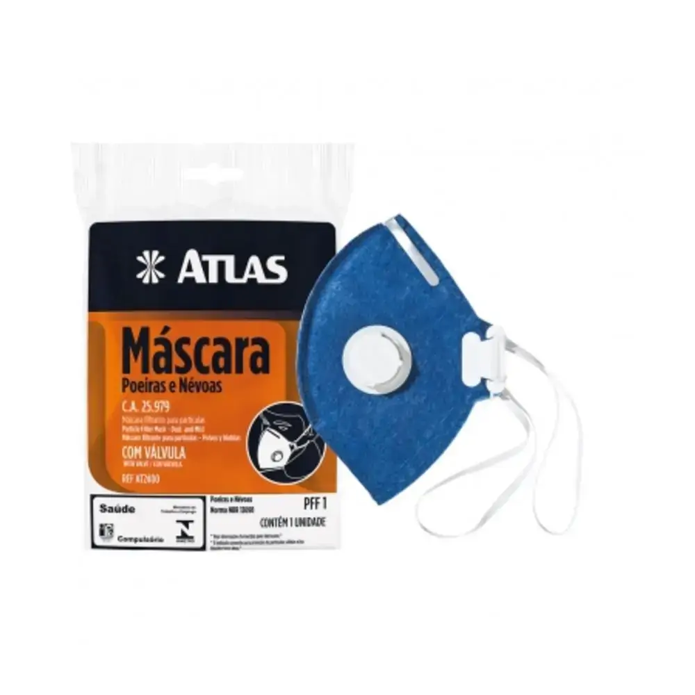 Mascara Com Feltro Atlas