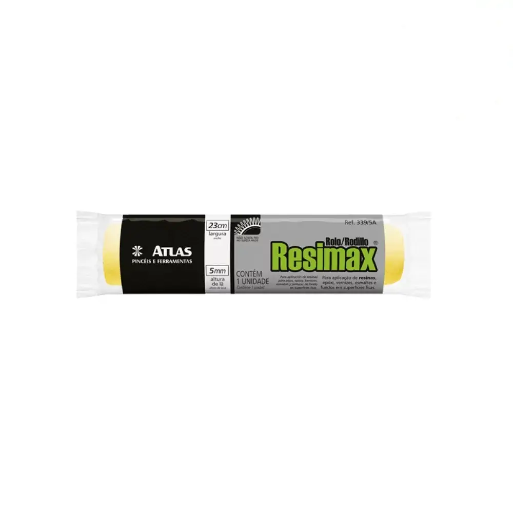 Rolo Resimax 23cm Amarelo