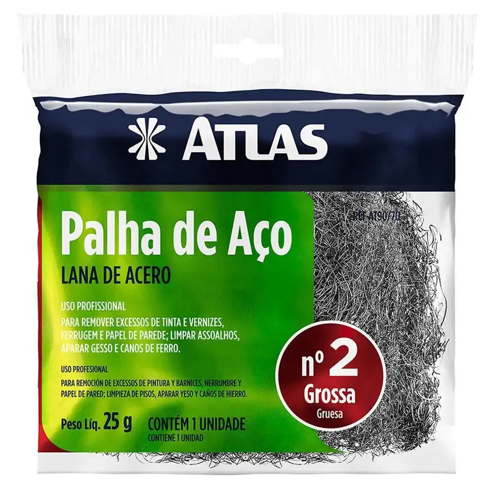 Palha de Aço Número 0 - Palha de Aço Fina