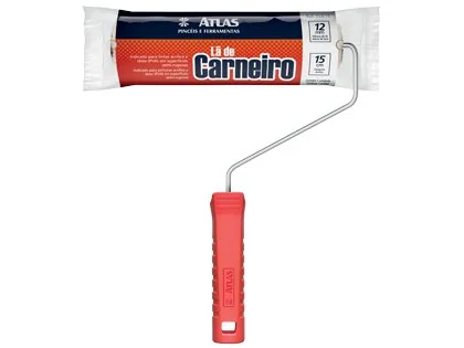 Rolo de Lã de Carneiro 15cm com Cabo - 19