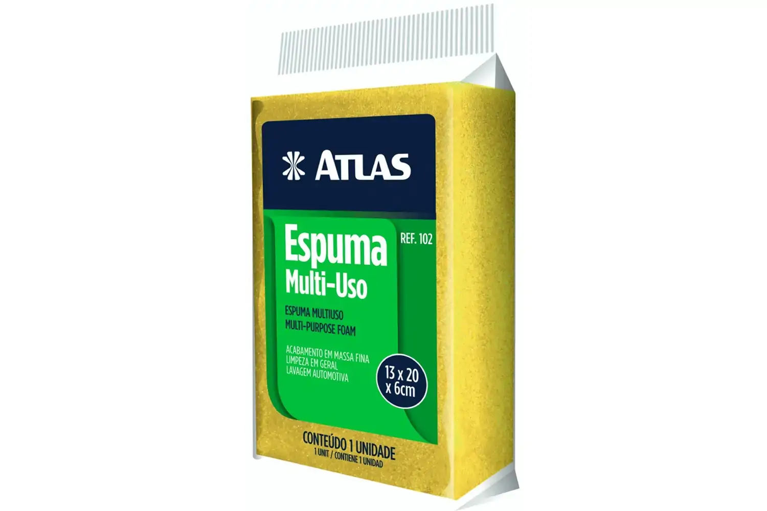 Bloco Espuma Atlas Multiuso 102