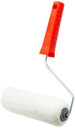 Rolo de Pele de Carneiro 15cm com Cabo Vermelho